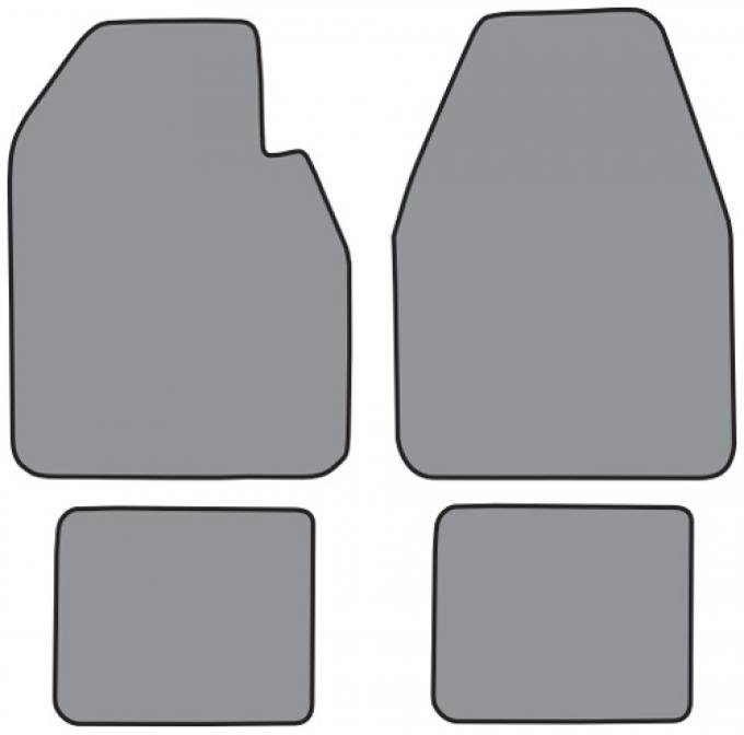 ACC 1966-1970 Dodge Charger Auto Floor Mat 4pc (FM75F FM18R) Loop