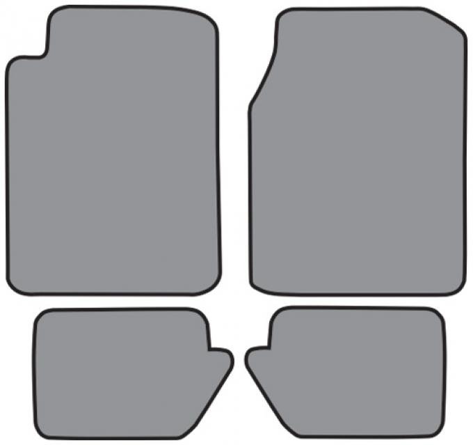 ACC 1996-2006 Chrysler Sebring Convertible Floor Mat 4pc (FM296A FM296B) Cutpile