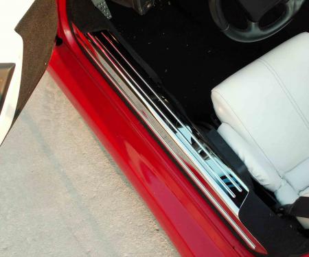 American Car Craft Doorsills Polished 2pc 021001