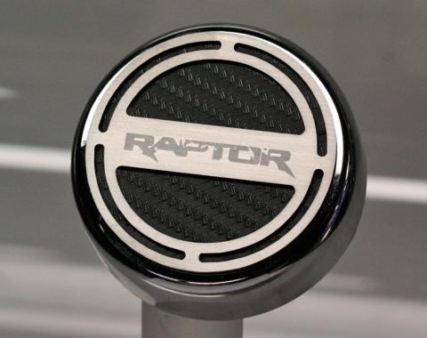 Ford Raptor - Fluid Cap Cover 6Pc Set Raptor logo Carbon Fiber Colored Inlay 773009
