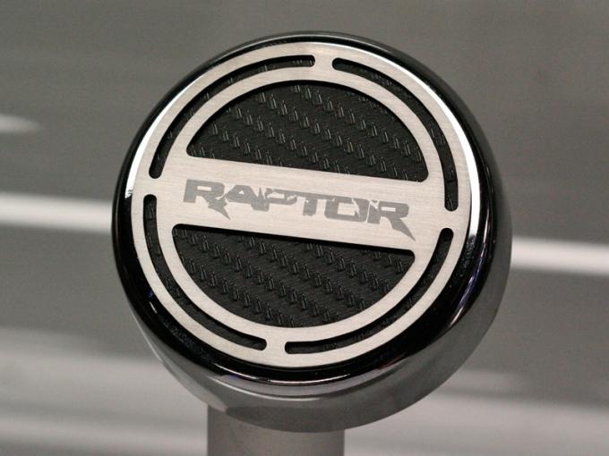 Ford Raptor - Fluid Cap Cover 6Pc Set Raptor logo Carbon Fiber Colored Inlay 773009