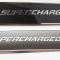 American Car Craft 2011-2013 Dodge Charger Door Badge Carbon Fiber Supercharged w/Polished Trim 2pc Front 331043