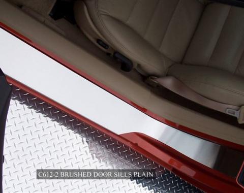 American Car Craft Doorsills Satin Outer Plain No Ribs 041016