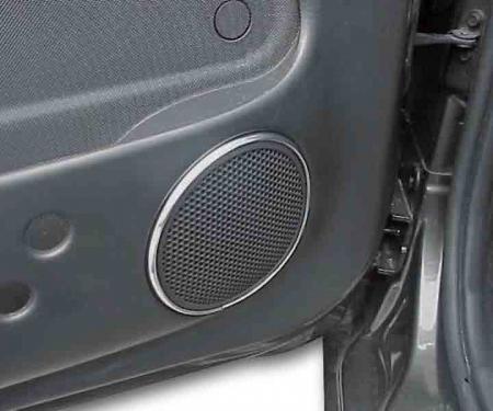 American Car Craft 2001-2005 Chrysler PT Cruiser Speaker Bezels Chrome Molding Front Standard 4 Door 2pc 711037
