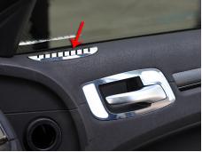 American Car Craft 2011-2013 Chrysler 300 Door Defroster Vents Polished 2pc 331016