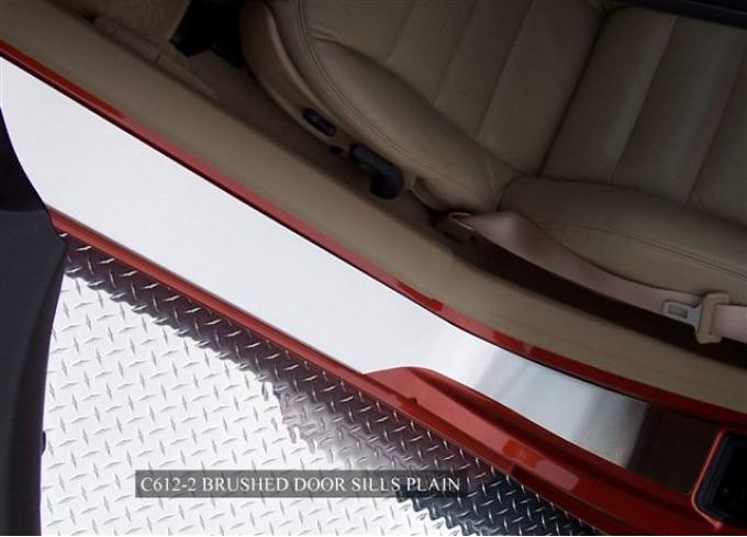 American Car Craft Doorsills Satin Outer Plain No Ribs 041016
