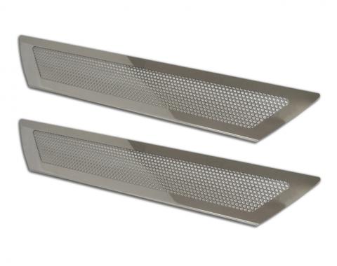 American Car Craft Doorsills Polished Perforated Stock 041042