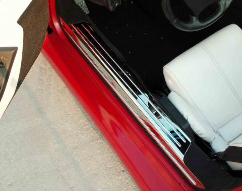 American Car Craft Doorsills Polished 2pc 021001