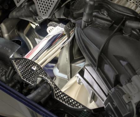 American Car Craft Engine Harness Cover Polished with Perforated Trim 153065