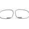 American Car Craft 2008-2019 Challenger - Side Mirror Trim 425HP 2Pc, Brushed Stainless Steel 151015
