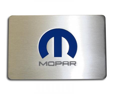 American Car Craft Fuse Box Top Plate Satin w/ Mopar M Logo 153033