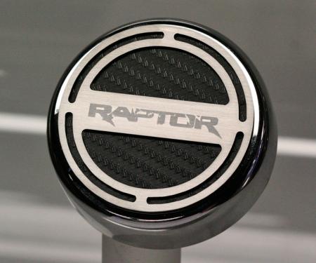 Ford Raptor - Fluid Cap Cover 6Pc Set Raptor logo Carbon Fiber Colored Inlay 773009