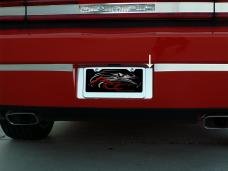 American Car Craft 2008-2014 Dodge Challenger Tag Back Plate Polished (frame not included) 152009