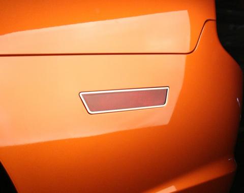 American Car Craft 2011-2013 Dodge Charger Side Marker Trim Polished 2pc 332003