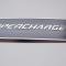 American Car Craft 2011-2013 Dodge Charger Door Badge Carbon Fiber Supercharged w/Polished Trim 2pc Front 331043