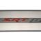 2008-2014 Challenger - 'SRT8' Door Badge Plates - Brushed Stainless Steel, Choose Vinyl Inlay Color 151023
