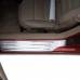 American Car Craft Doorsills Satin Outer w/Chrome Ribs 041014
