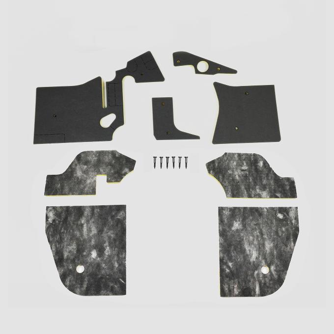 Detroit Muscle Technologies Mopar A Body 73-74 AC Firewall Insulation with Pins & Kickpanel Insulation AXX7374FI12