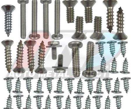 Southwest Repro Exterior Trim Screw Set, 68-70 Dodge Charger A-271225