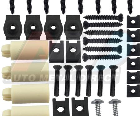 Southwest Repro Grille Hardware Kit, 69 Plymouth B-Body (Except GTX & Sport Satellite) A-271158