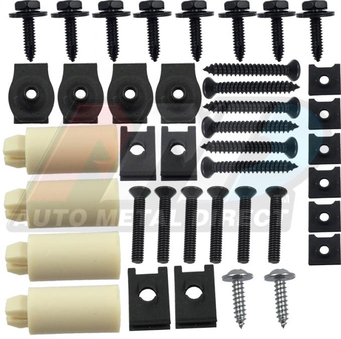 Southwest Repro Grille Hardware Kit, 69 Plymouth B-Body (Except GTX & Sport Satellite) A-271158