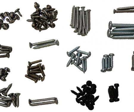 Southwest Repro Interior Trim Screw Set, 68-69 Barracuda Coupe w/ Fold Down Seat A-271024