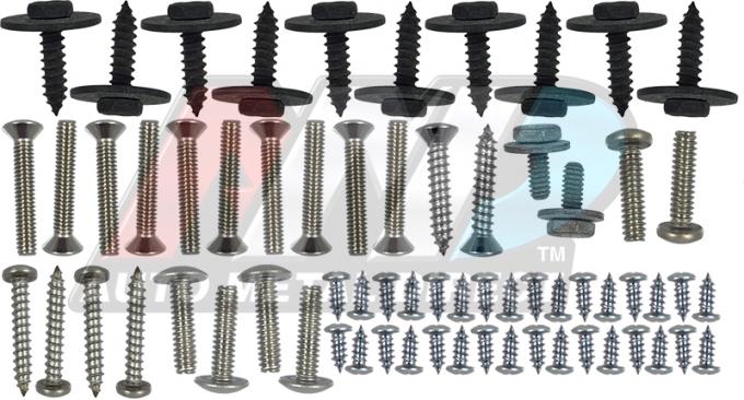 Southwest Repro Exterior Trim Screw Set, 68 Satellite A-271244