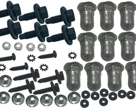 Southwest Repro Trunk Bolt Kit, 72 Barracuda A-270723