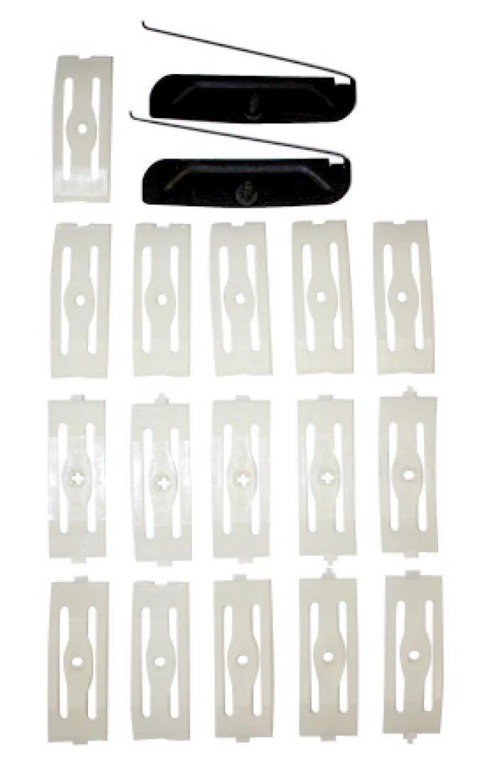 Southwest Repro Rocker Molding Clip Set, 68-70 Dodge Plymouth B-Body (Except Charger) A-270280