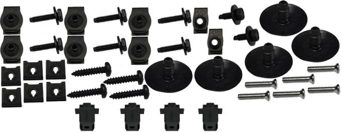 Southwest Repro Grille Hardware Kit, 71 Challenger R/T A-271121