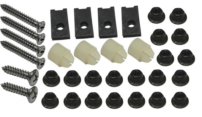 Southwest Repro Grille Hardware Kit, 67-68 Barracuda A-271127