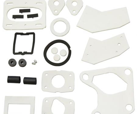 Southwest Repro Firewall Gasket Set w/ Wiper Pivots, 66-70 Dodge Plymouth B-Body w/o AC A-151328