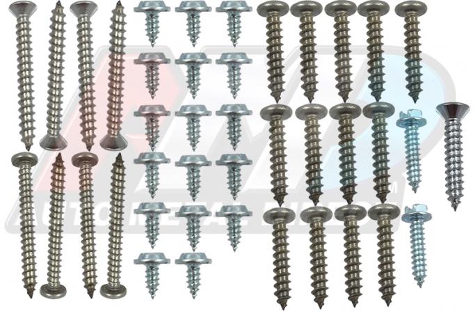 Southwest Repro Exterior Trim Screw Set, 72-73 Duster A-271202
