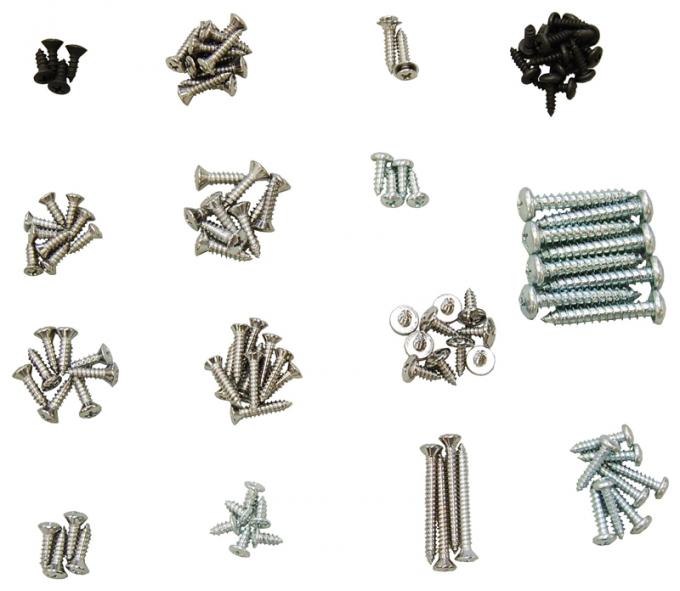 Southwest Repro Interior Trim Screw Set, 69-70 Charger A-271009