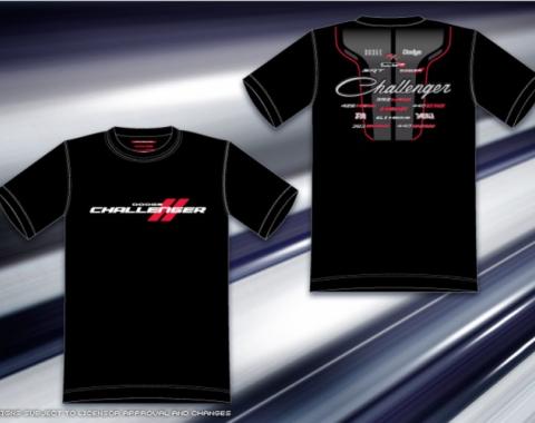 Dodge Challenger T-Shirt with Screen-Printed Logo