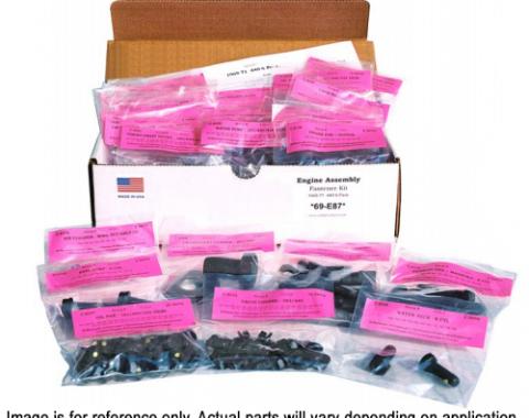 AMK Products Inc Master Chassis Hardware Kit (262pcs), 68-69 Dodge Plymouth B-Body 273/318/340 w/ Drum Brakes H-68B-SBDR