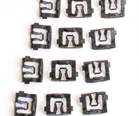 AMK Products Inc Windshield Molding Clips Set (12pcs), 71-74 Dodge Plymouth E-Body H-C-8004