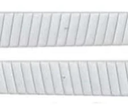 AMD Rocker Panel Moldings, Fish Gill Style, LH/RH Pair, 70 Barracuda K-MN1930