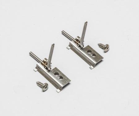 Detroit Muscle Technologies Mopar A Body 67-76 Windshield Washer Squirter Nozzle Pair Stainless AXX6776WW92-STAINLESS