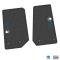 FlexTread 14-18 Jeep Wrangler JK 2Dr Floor Mats (2pc) w/ Jeep Wave Logo NGTT04052