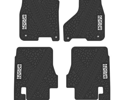 FlexTread 12-18 Dodge Ram 2500/3500 Mega Cab (4 pc) w/ Power Wagon Logo NGTT15055
