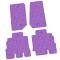 FlexTread 07-13 Jeep Wrangler JKU 4Dr Floor Mats (4pc) NGTT03000