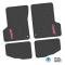 FlexTread 97-06 Jeep Wrangler TJ & LJ Floor Mats (4pc) w/ Sahara (97-02) Logo NGTT44047