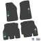 FlexTread 18-24 Jeep Wrangler JLU 4Dr Floor Mats (4pc) w/ JEEP Wave w/ Wheel Logo NGTT07051
