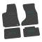 FlexTread 06-10 Dodge Charger AWD Floor Mats (4pc) w/ Charger Logo - Black / NGCV59026