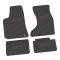 FlexTread 06-10 Dodge Charger AWD Floor Mats (4pc) w/ Charger Logo - Black / NGCV59026