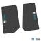 FlexTread 14-18 Jeep Wrangler JK 2Dr Floor Mats (2pc) w/ Jeep Wave Logo NGTT04052