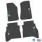 FlexTread 20-24 Jeep Gladiator Floor Mats (4pc) w/ JEEP Wave w/ Wheel Logo NGTT45051
