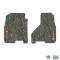 FlexTread 09-11 RAM 1500 & 10-11 RAM 2500/3500 Floor Mats (2pc) w/ RAM Head & Text Logo NGTT08010
