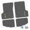FlexTread 97-06 Jeep Wrangler TJ & LJ Floor Mats (4pc) w/ Wrangler Logo NGTT44046